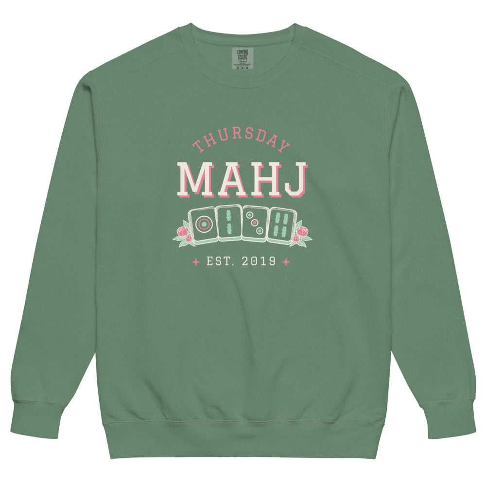 Thursday Mahj crewneck, Light Green