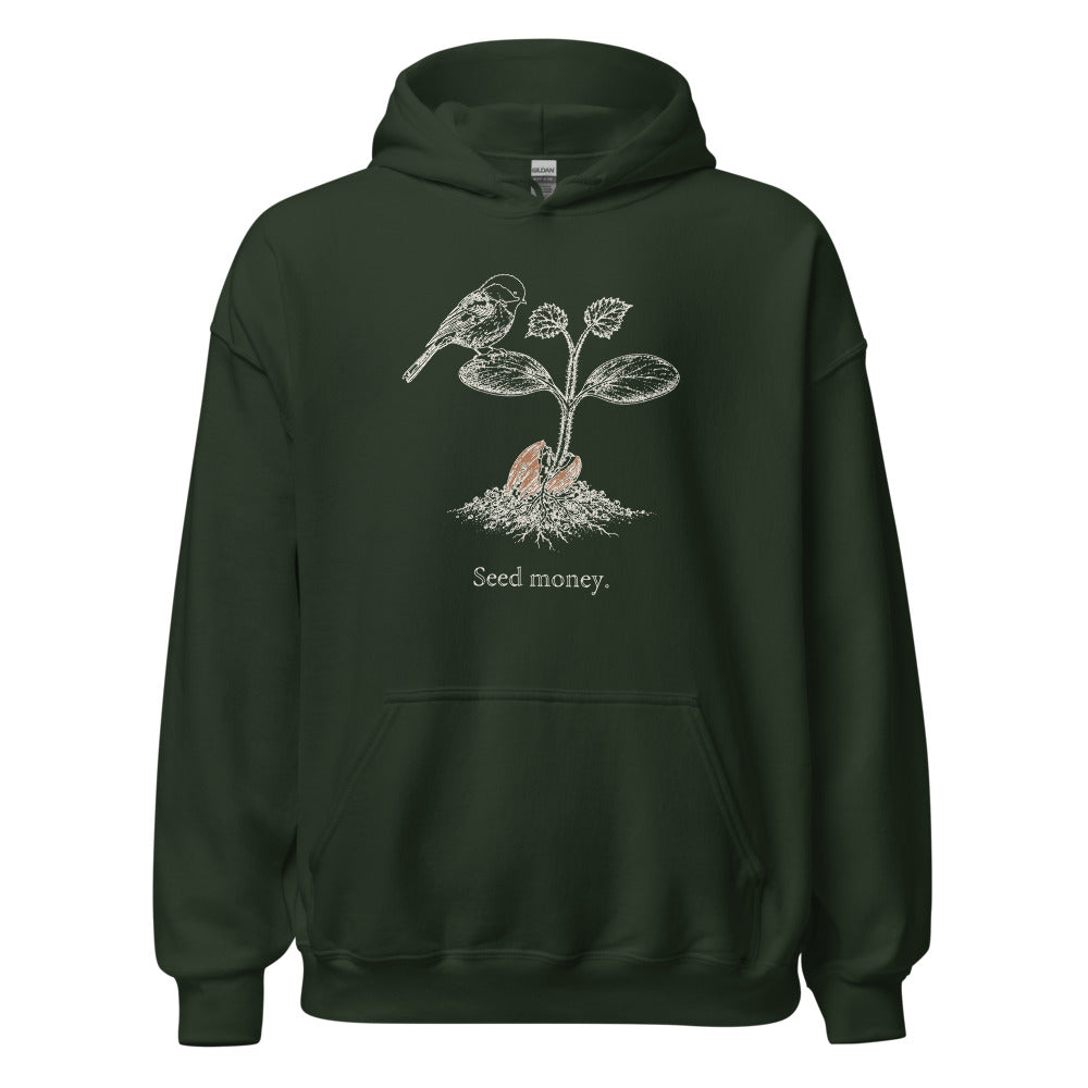 Seed Money hoodie, Forest Green