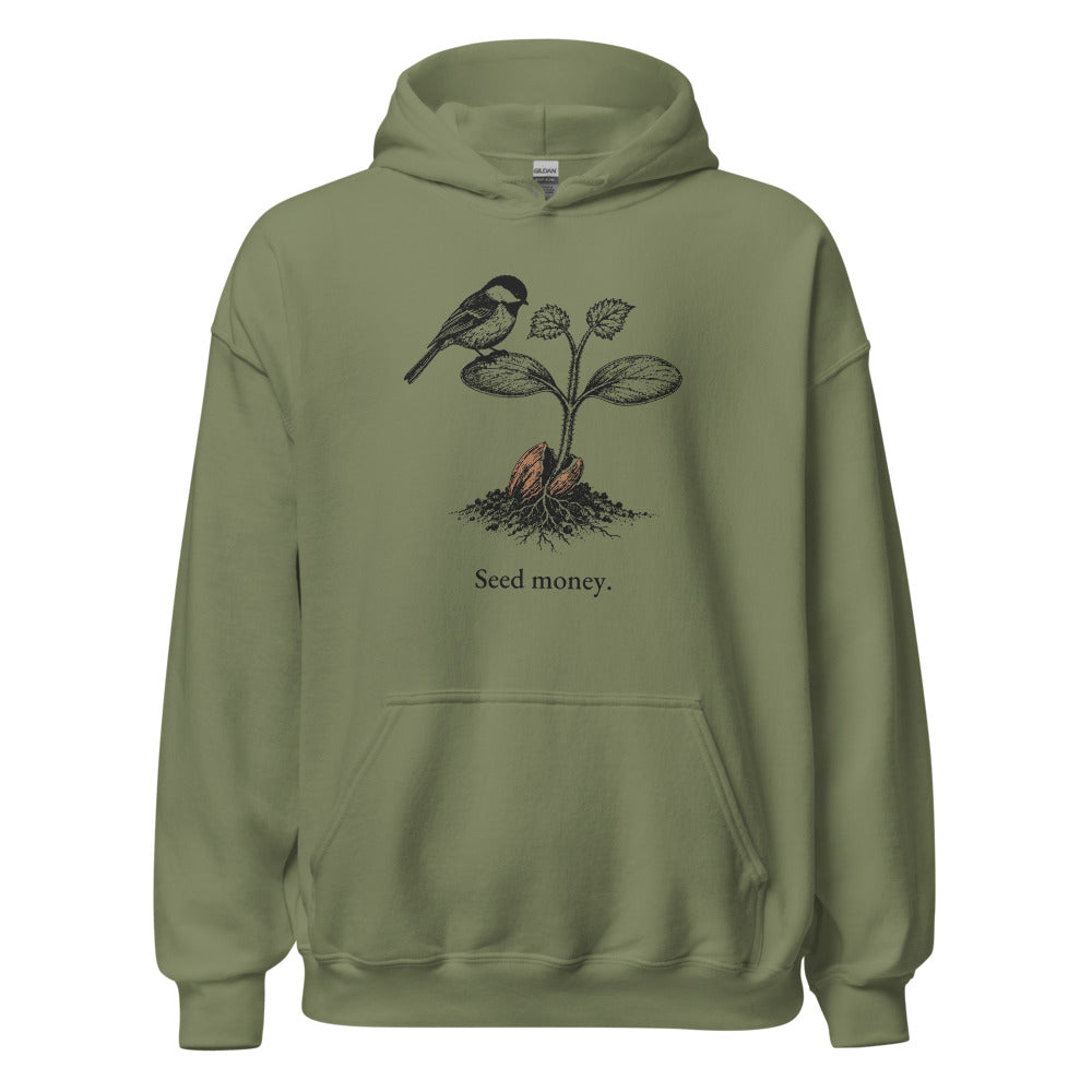 Seed Money hoodie, Military Green