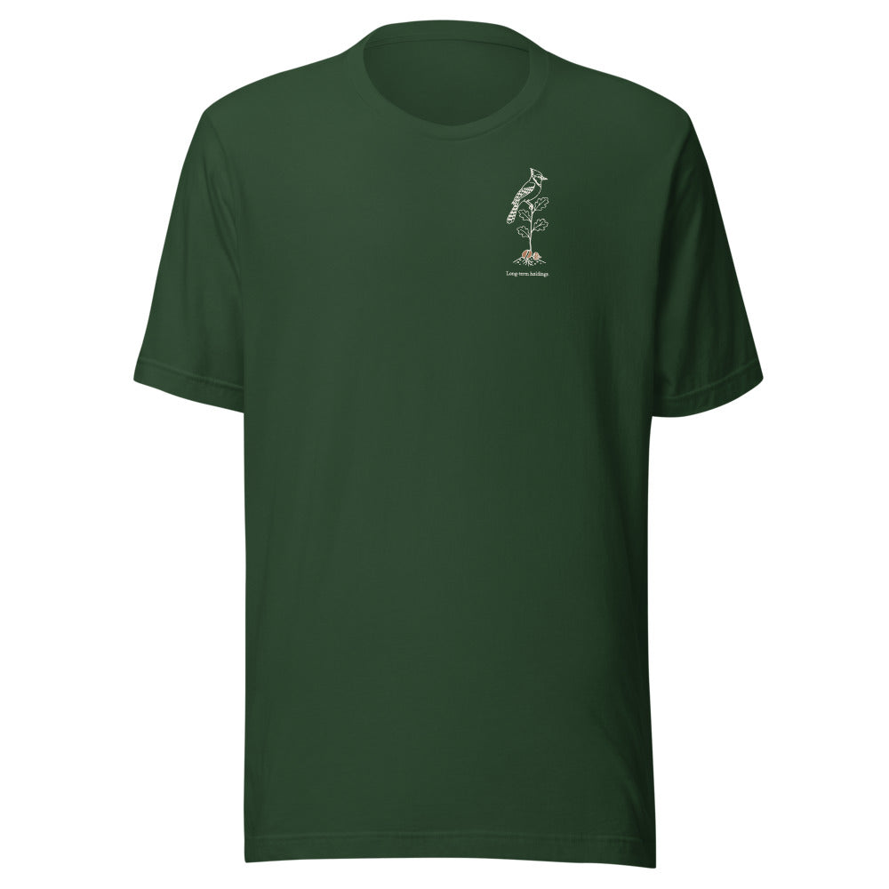 Long-term holdings blue jay tee, Forest