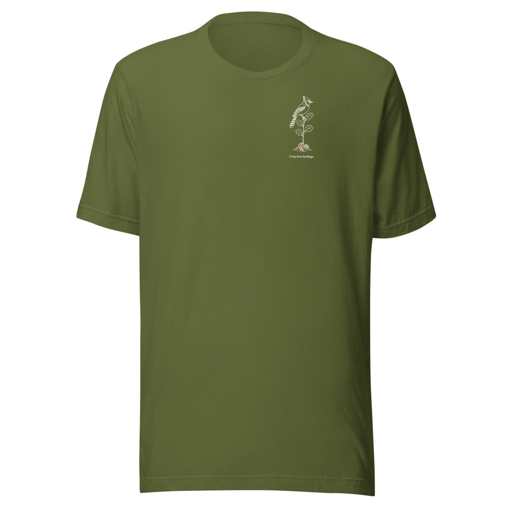 Long-term holdings blue jay tee, Olive