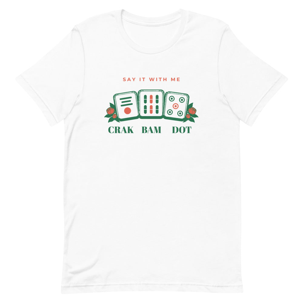 Crak Bam Dot tee, White