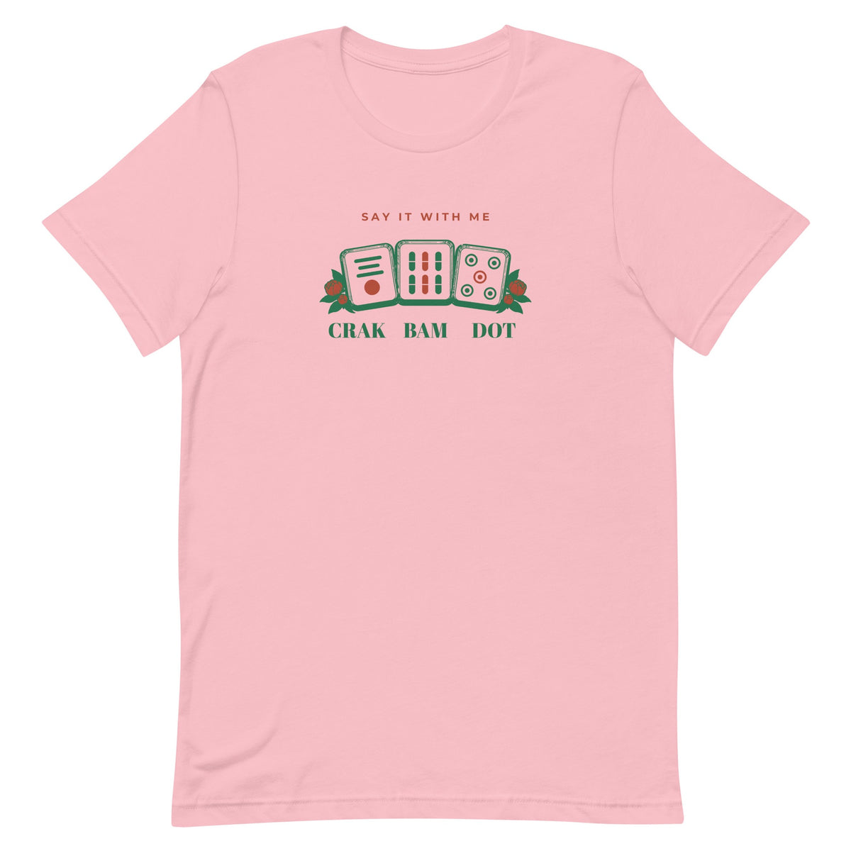 Crak Bam Dot Tee in Pink