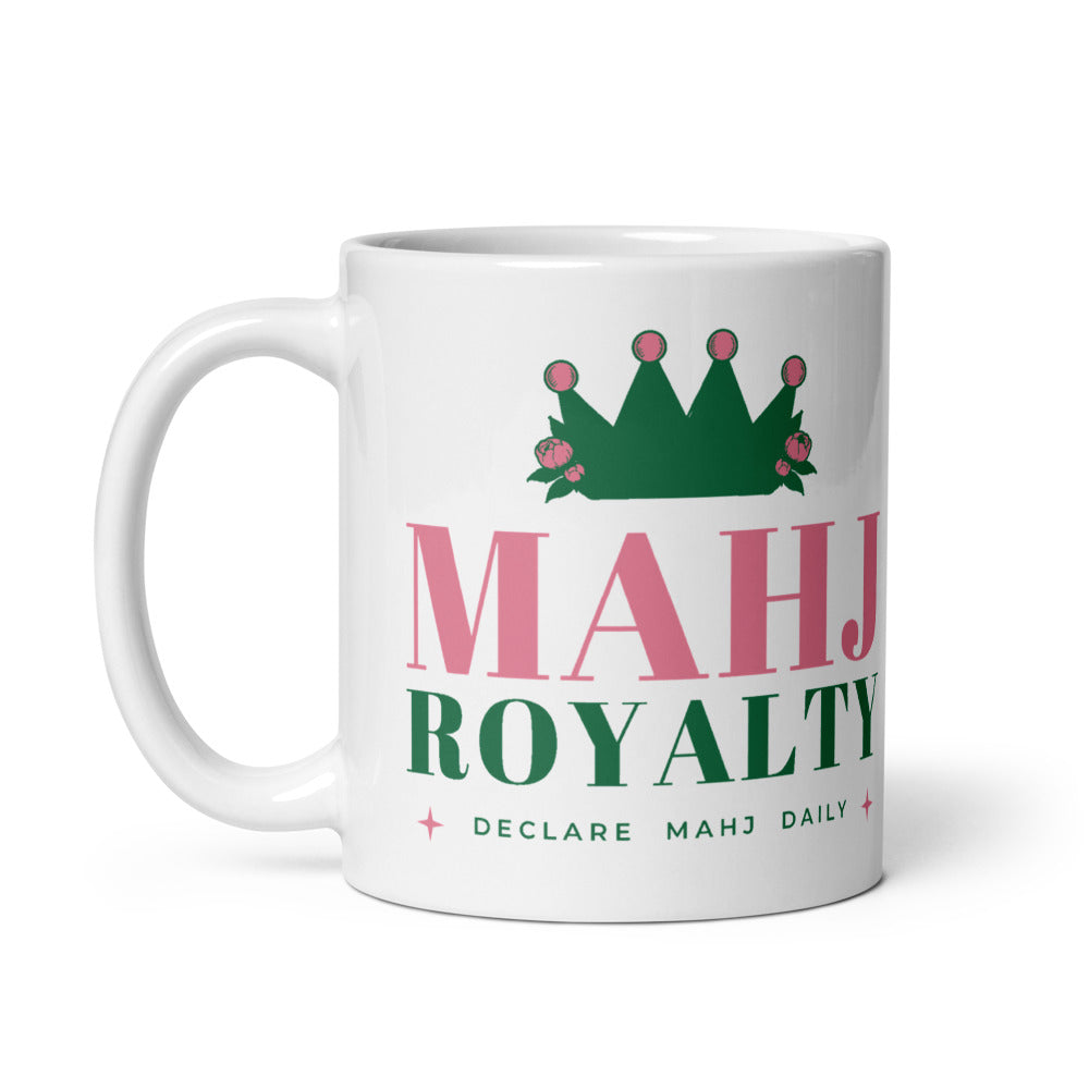 Mahj Royalty mahjong mug, detail