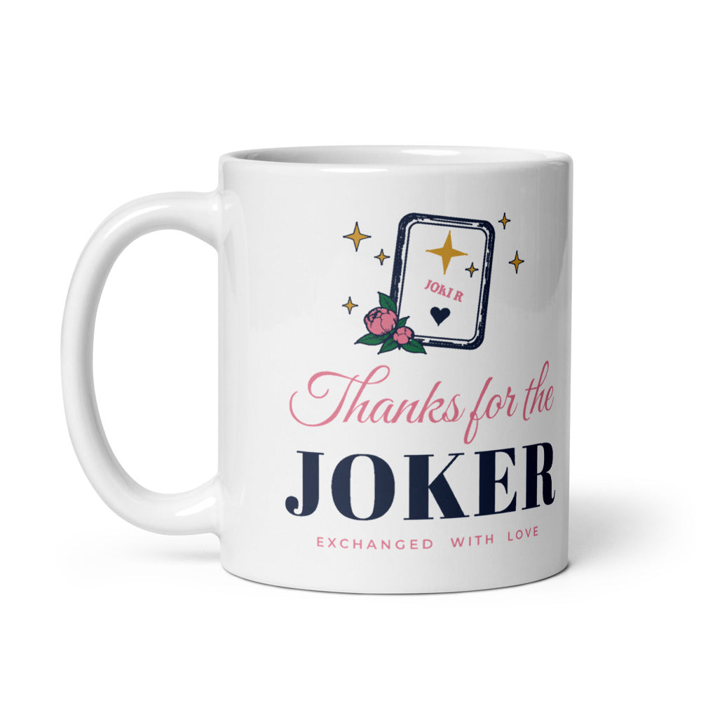 Thanks for the Joker mahjong mug, detail
