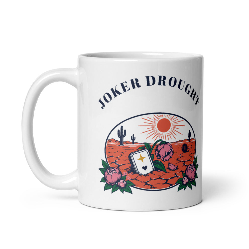 Joker Drought Desert Relic mahjong mug, handle on left