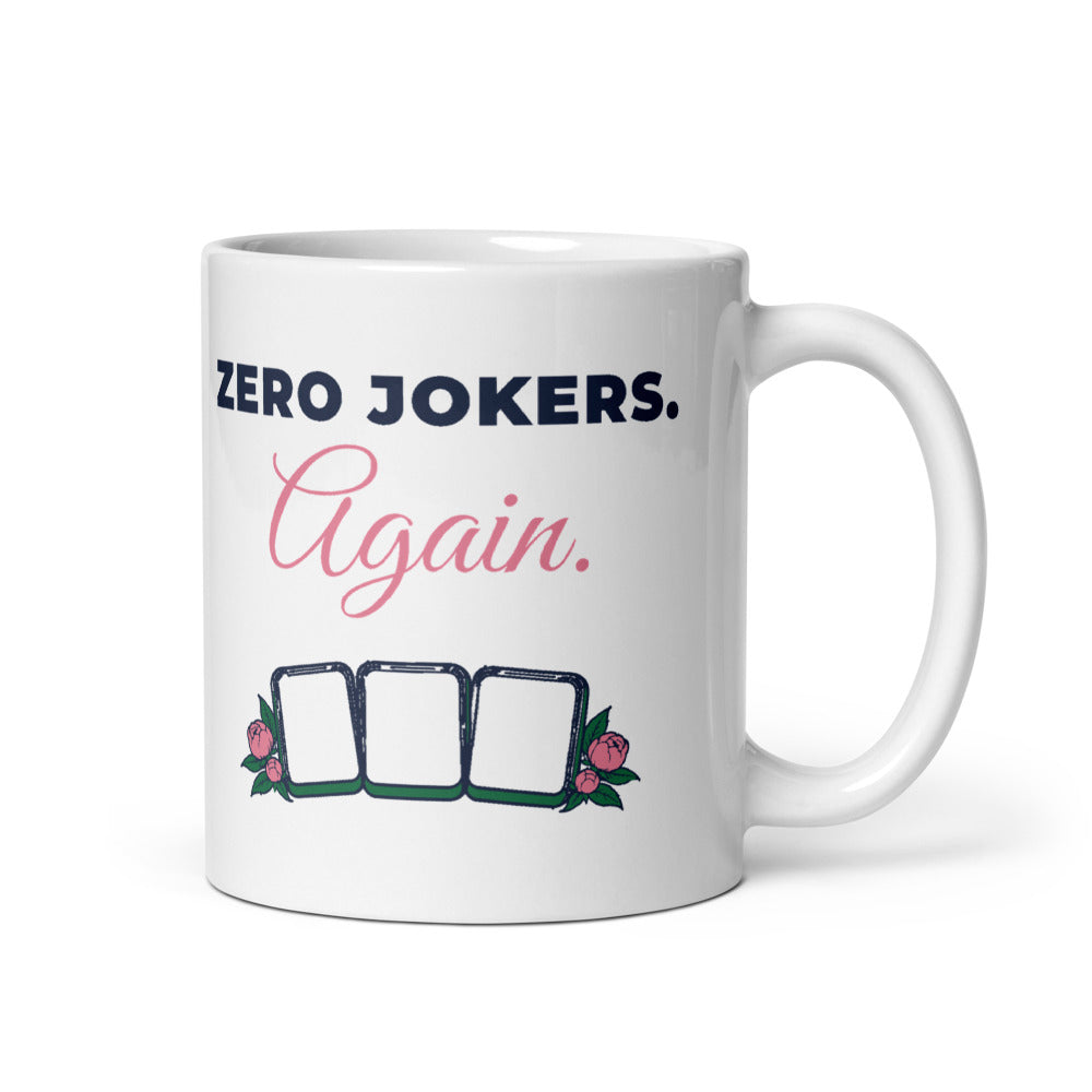 Zero Jokers. Again. mahjong mug