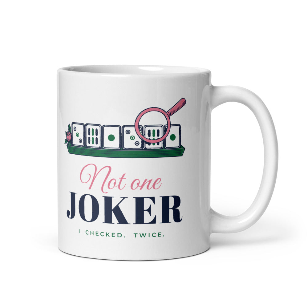 Not One Joker mahjong mug